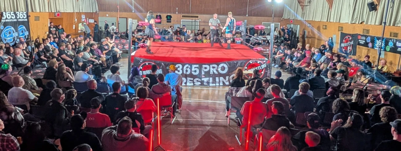 A packed 365 Pro Wrestling live event