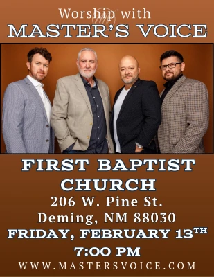 Master's Voice Valentine's Day Dinner and Family Concert at First Baptist Church