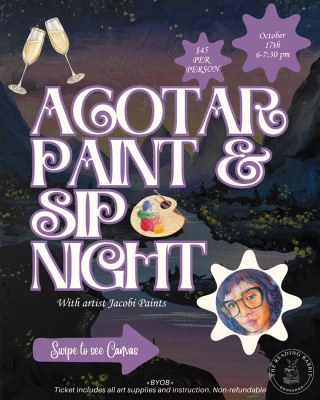 ACOTAR Paint & Sip Night